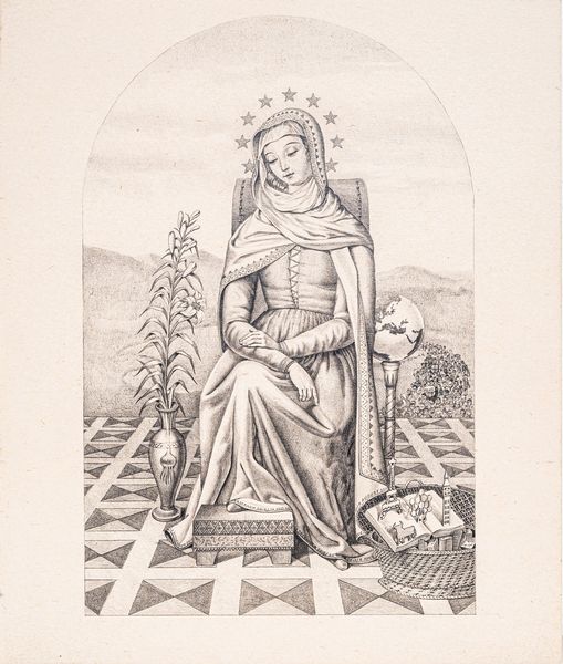 Giuseppe Stampone : Emigration made - Madonna  - Asta Arte Moderna e Contemporanea - Associazione Nazionale - Case d'Asta italiane