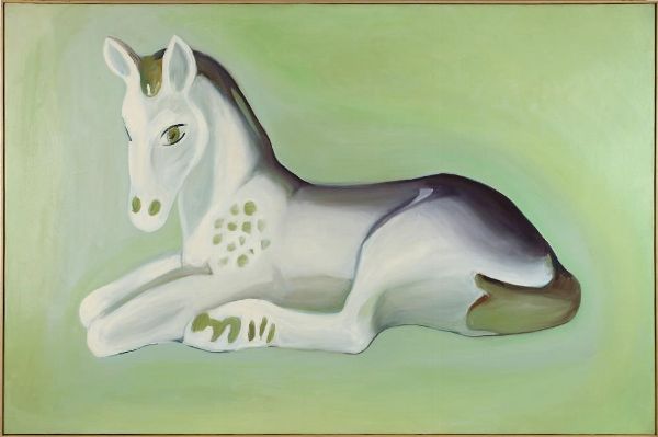 Lorenzo Scotto di Luzio : Cavallino bianco  - Asta Arte Moderna e Contemporanea - Associazione Nazionale - Case d'Asta italiane