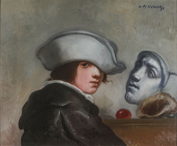 Armando  De Stefano : Una maschera per Mozart  - Asta Arte Moderna e Contemporanea - Associazione Nazionale - Case d'Asta italiane