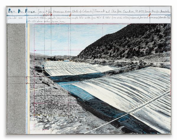 Christo : Over the River, Project for Arkansas River, State of Colorado  - Asta Arte Moderna e Contemporanea - Associazione Nazionale - Case d'Asta italiane