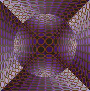 VICTOR VASARELY - Atome