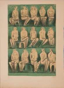 Henry Moore - Seated figures