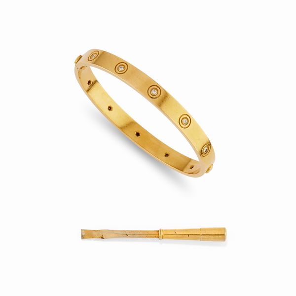 CARTIER : Bracciale collezione Love  - Asta Gioielli - Associazione Nazionale - Case d'Asta italiane