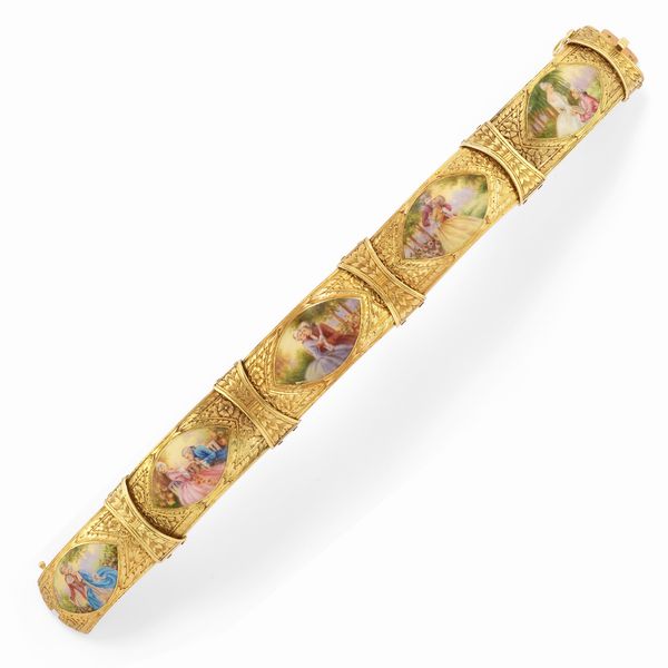 Bracciale con miniature  - Asta Gioielli - Associazione Nazionale - Case d'Asta italiane