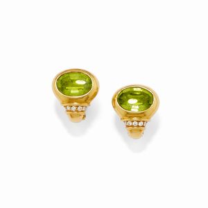 bulgari - Orecchini con peridoti