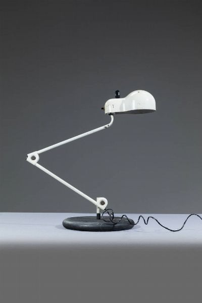 JOE COLOMBO : Lampada da tavolo mod. Topo  - Asta Design - Associazione Nazionale - Case d'Asta italiane