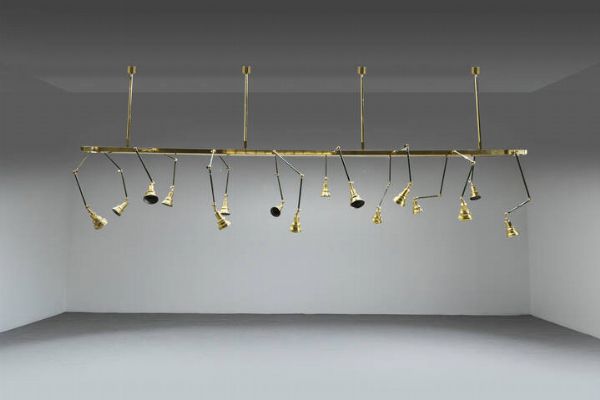 PRODUZIONE ITALIANA : Lampada da soffitto  - Asta Design - Associazione Nazionale - Case d'Asta italiane