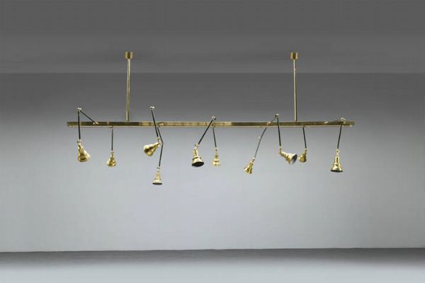 PRODUZIONE ITALIANA : Lampada da soffitto  - Asta Design - Associazione Nazionale - Case d'Asta italiane