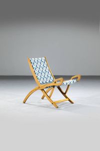 GIO PONTI Milano 1891 - 1979 - Poltroncina pieghevole mod. Ninfea