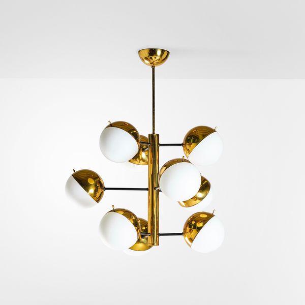 STILNOVO : Lampada a sospensione mod. 1129  - Asta Design - Associazione Nazionale - Case d'Asta italiane