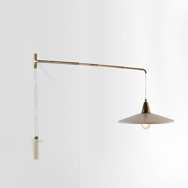 GIUSEPPE OSTUNI : Lampada a parete  - Asta Design - Associazione Nazionale - Case d'Asta italiane