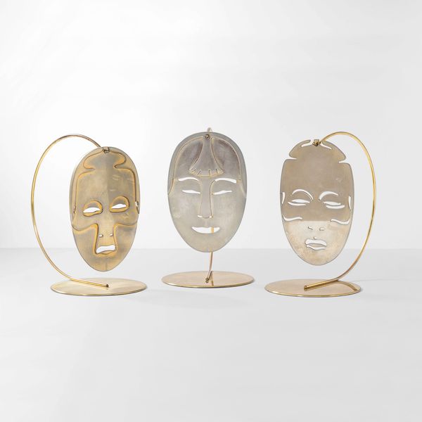 Lidia Selva : Trittico sculture Le Maschere d'Oro  - Asta Design - Associazione Nazionale - Case d'Asta italiane