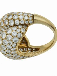 Van Cleef & Arpels. Anello con diamanti taglio brillante  - Asta Fine Jewels - Associazione Nazionale - Case d'Asta italiane