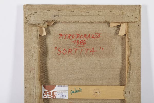 DORAZIO PIERO (1927 - 2005) : SORTITA, 1988  - Asta Asta 457 | ARTE MODERNA E CONTEMPORANEA - SELECTED Tradizionale - Associazione Nazionale - Case d'Asta italiane