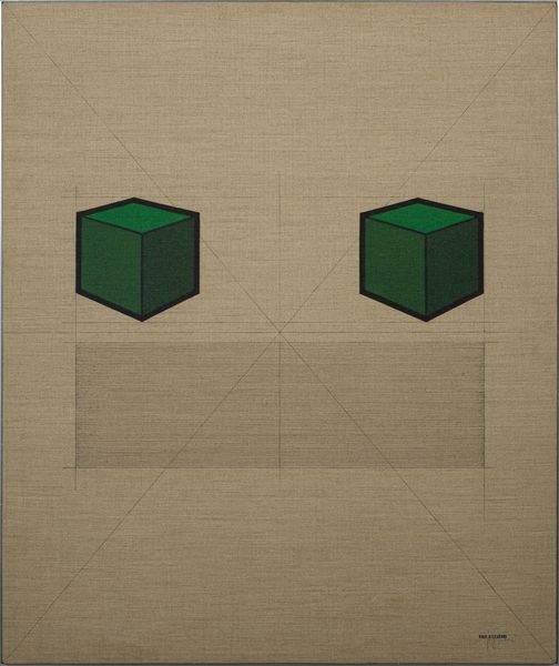 STEFANONI TINO (1937 - 2017) : I CUBI 45D (CUBI VERDI), 1975  - Asta Asta 457 | ARTE MODERNA E CONTEMPORANEA - SELECTED Tradizionale - Associazione Nazionale - Case d'Asta italiane