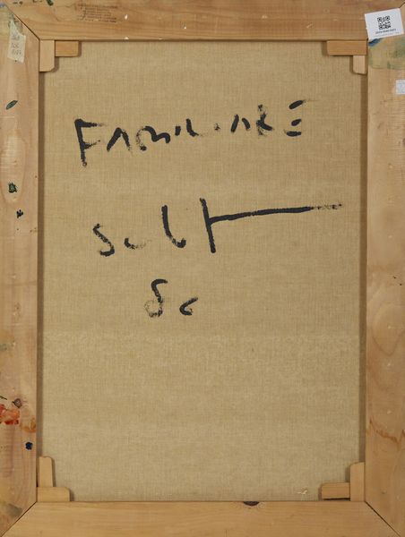 SCHIFANO MARIO (1934 - 1998) : FAMILIARE, 1986  - Asta Asta 457 | ARTE MODERNA E CONTEMPORANEA - SELECTED Tradizionale - Associazione Nazionale - Case d'Asta italiane