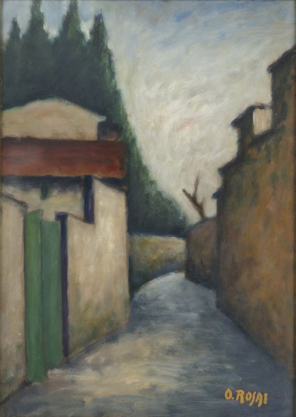 ROSAI OTTONE (1895 - 1957) : STRADA A FIRENZE, (1956)  - Asta Asta 457 | ARTE MODERNA E CONTEMPORANEA - SELECTED Tradizionale - Associazione Nazionale - Case d'Asta italiane