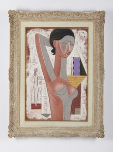 TOZZI MARIO (1895 - 1979) : FIGURA E NUDO, 1972  - Asta Asta 457 | ARTE MODERNA E CONTEMPORANEA - SELECTED Tradizionale - Associazione Nazionale - Case d'Asta italiane