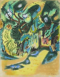 MASSON ANDRE' (1896 - 1987) - FORET DU MIDI, 1932