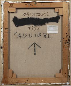 CARMASSI ARTURO (1925 - 2015) : ADDIO VI, 1958  - Asta Asta 457 | ARTE MODERNA E CONTEMPORANEA - SELECTED Tradizionale - Associazione Nazionale - Case d'Asta italiane