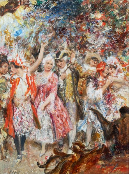 Vincenzo Migliaro : Carnevale  - Asta Oggetti d'arte, importanti dipinti antichi e dipinti del XIX-XX secolo - Associazione Nazionale - Case d'Asta italiane