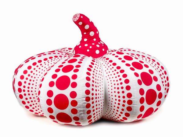 YAYOI KUSAMA : Dots Obsession (Pumpkin red - Large)  - Asta Dipinti, Disegni, Sculture e Grafica - Associazione Nazionale - Case d'Asta italiane