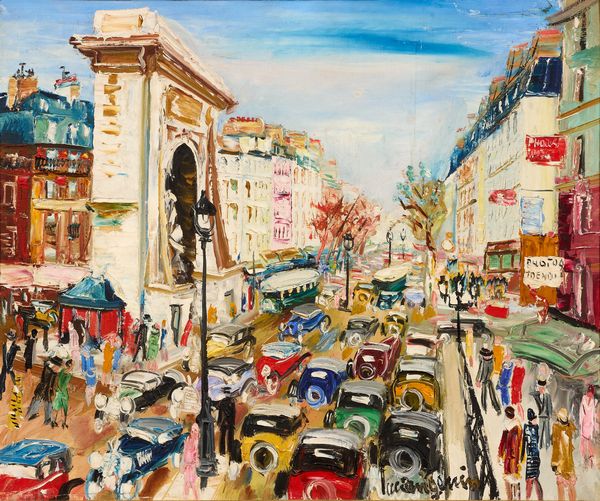 Lucien Génin : Rue a Paris  - Asta Dipinti, Disegni, Sculture e Grafica - Associazione Nazionale - Case d'Asta italiane
