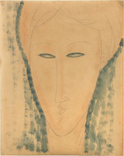 Amedeo Modigliani : Testa di donna  - Asta Dipinti, Disegni, Sculture e Grafica - Associazione Nazionale - Case d'Asta italiane