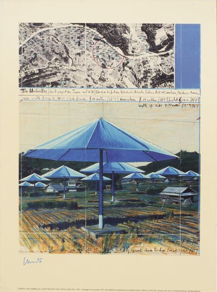 Christo : The Umbrellas, Joint Project for Japan and Usa  - Asta Dipinti, Disegni, Sculture e Grafica - Associazione Nazionale - Case d'Asta italiane