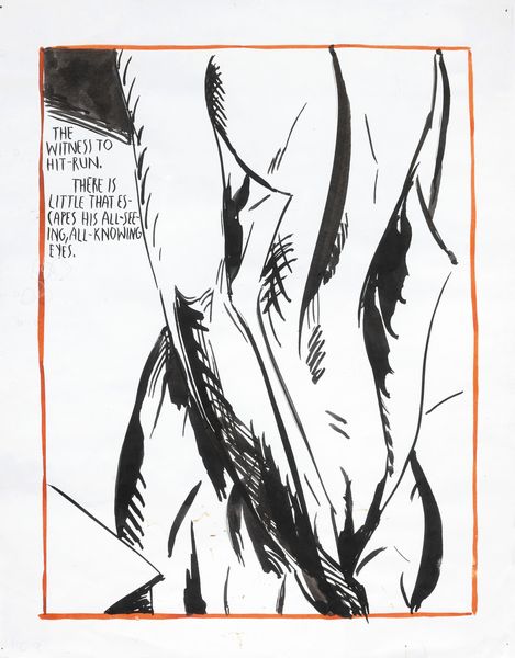 Raymond Pettibon : Witness to Hit-Run  - Asta Arte Moderna - Associazione Nazionale - Case d'Asta italiane