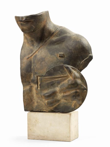 Igor Mitoraj : Demi Bust Bouclier  - Asta Arte Moderna - Associazione Nazionale - Case d'Asta italiane