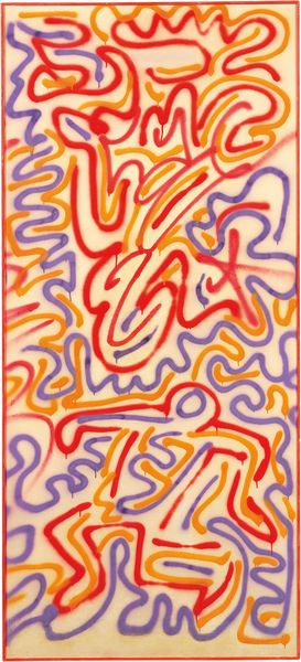 Keith Haring & L.A. II : Senza titolo  - Asta Arte Moderna - Associazione Nazionale - Case d'Asta italiane