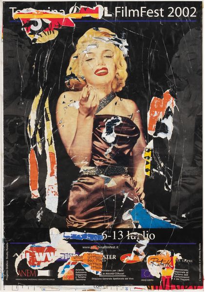 MIMMO ROTELLA : Marilyn la grande  - Asta Arte Moderna - Associazione Nazionale - Case d'Asta italiane