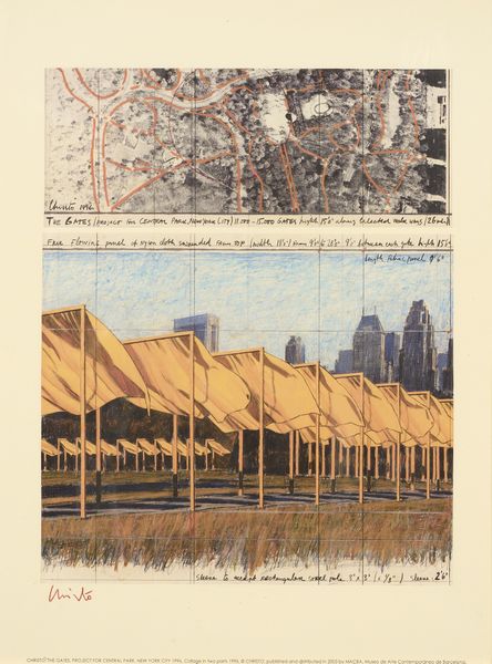 Christo : The Gates, Project for Central Park  - Asta Arte Moderna - Associazione Nazionale - Case d'Asta italiane