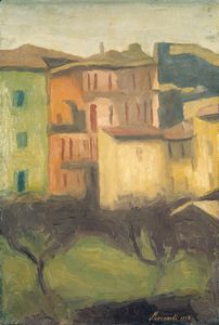 Giorgio Morandi - Cortile di via Fondazza