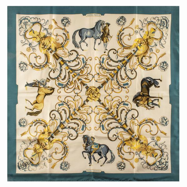 Hermes foulard vintage collezione Parc Royale  - Asta Fashion Vintage - Associazione Nazionale - Case d'Asta italiane