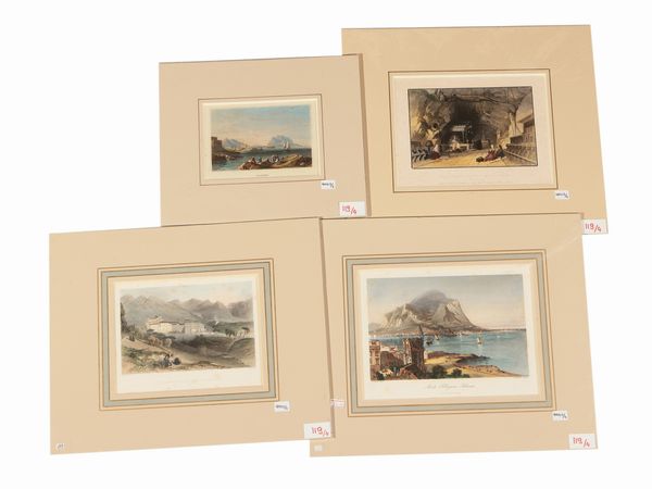 Vedute di Palermo  - Asta La Sicilia in una collezione di stampe - Associazione Nazionale - Case d'Asta italiane