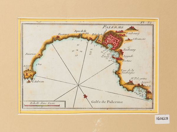 Golfe de Palerme  - Asta La Sicilia in una collezione di stampe - Associazione Nazionale - Case d'Asta italiane