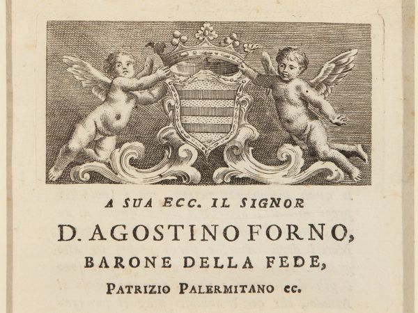 THOMAS SALMON : Dediche a Francesco Carafa e a Agostino Forno patrizio palermitano  - Asta La Sicilia in una collezione di stampe - Associazione Nazionale - Case d'Asta italiane