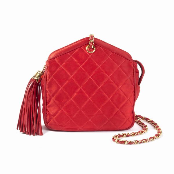 CHANEL TRACOLLA VINTAGE  - Asta Vintage: borse e accessori di hermes, louis vuitton e altre grandi maison - Associazione Nazionale - Case d'Asta italiane