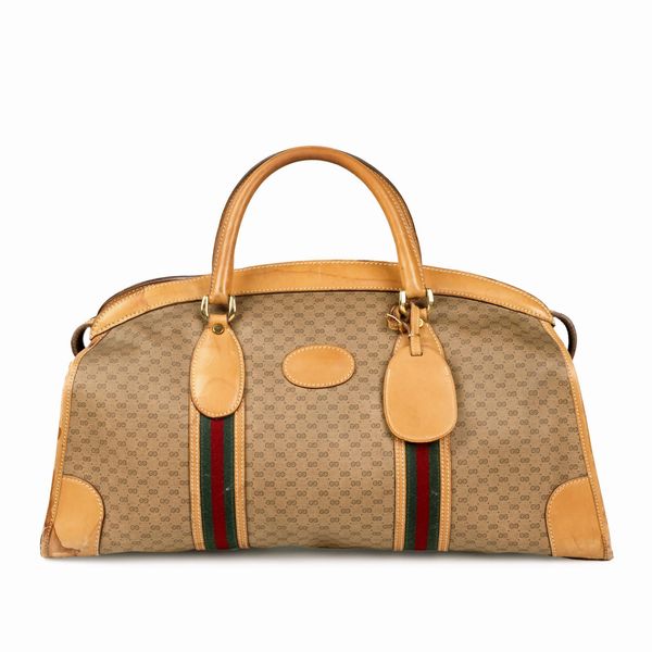 GUCCI BORSONE MORBIDO VINTAGE  - Asta Vintage: borse e accessori di hermes, louis vuitton e altre grandi maison - Associazione Nazionale - Case d'Asta italiane