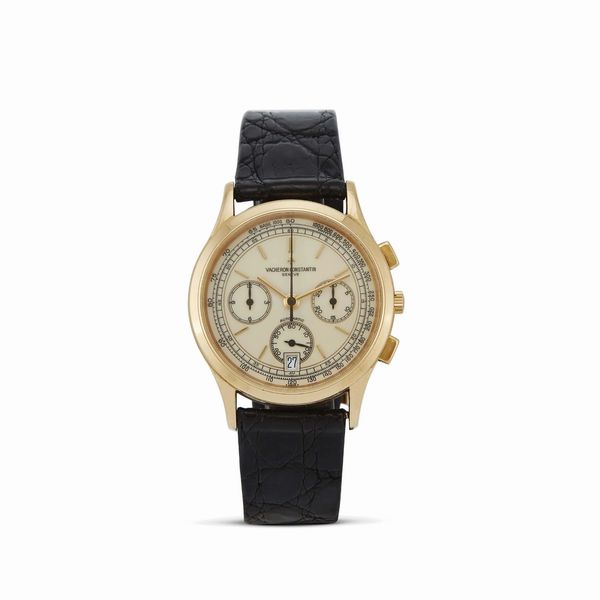 VACHERON CONSTANTIN : VACHERON CONSTANTIN CRONOGRAFO REF. 49002 N. 6282XX ANNO 1994  - Asta OROLOGI - Associazione Nazionale - Case d'Asta italiane