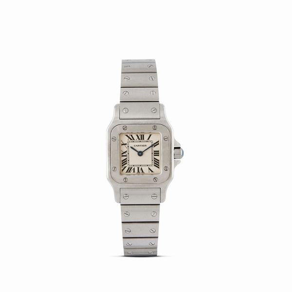 CARTIER : CARTIER SANTOS GALBEE REF. 1565  - Asta OROLOGI - Associazione Nazionale - Case d'Asta italiane