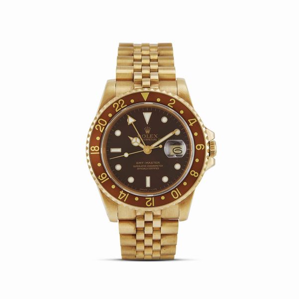 ROLEX : ROLEX GMT MASTER ORO GIALLO REF. 16758 N. 83583XX ANNO 1984  - Asta OROLOGI - Associazione Nazionale - Case d'Asta italiane