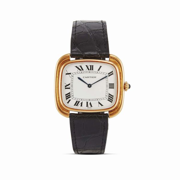 CARTIER : CARTIER GONDOLE HORIZONTAL JUMBO TV  - Asta OROLOGI - Associazione Nazionale - Case d'Asta italiane