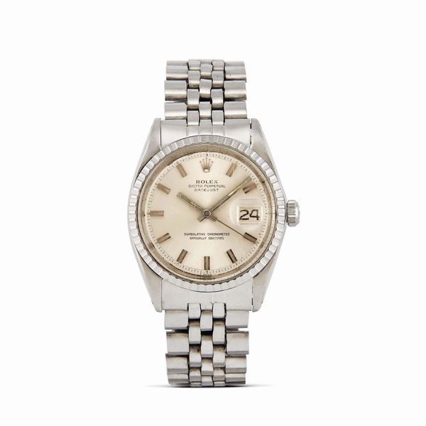 ROLEX : ROLEX DATEJUST “WIDE BOY” REF. 1603 N. 26248XX ANNO 1971  - Asta OROLOGI - Associazione Nazionale - Case d'Asta italiane