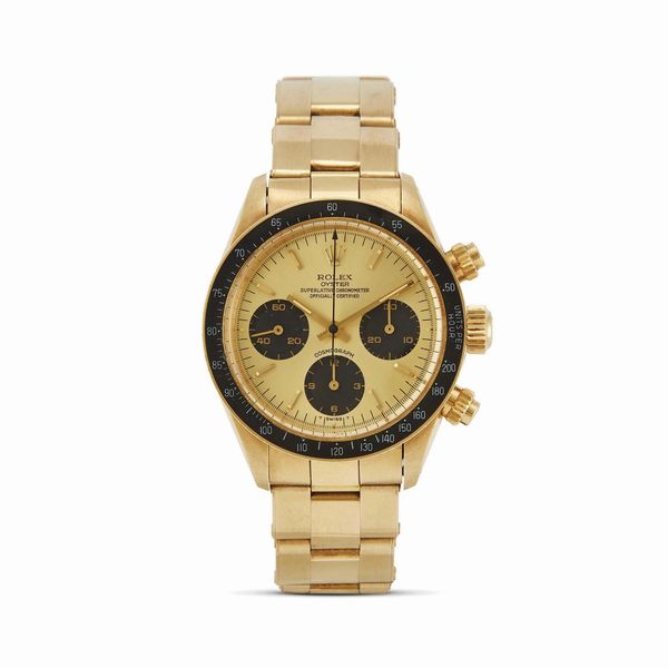 ROLEX : ROLEX DAYTONA ORO GIALLO REF. 6263 N. 88452XX ANNO 1985  - Asta OROLOGI - Associazione Nazionale - Case d'Asta italiane