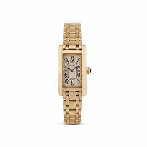 CARTIER - CARTIER TANK AMERICAINE MISURA PICCOLA IN ORO GIALLO