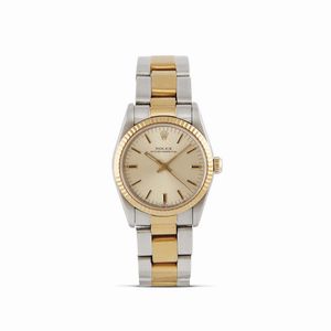 ROLEX - ROLEX OYSTER PERPETUAL MEDIO ACCIAIO E ORO REF. 67513 N. 84082XX ANNO 1983