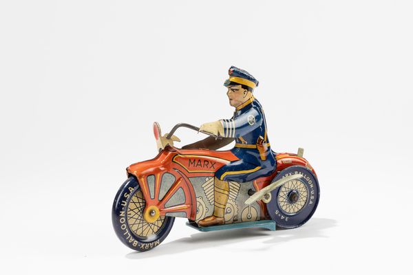 Marx Toys : Moto Balloon  - Asta Giocattoli d'Epoca - Associazione Nazionale - Case d'Asta italiane